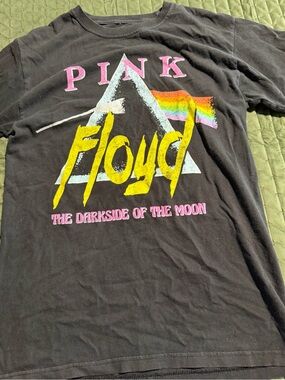 Pink Floyd‎ Black 'The Dark Side of the Moon' Graphic Tee Size Small